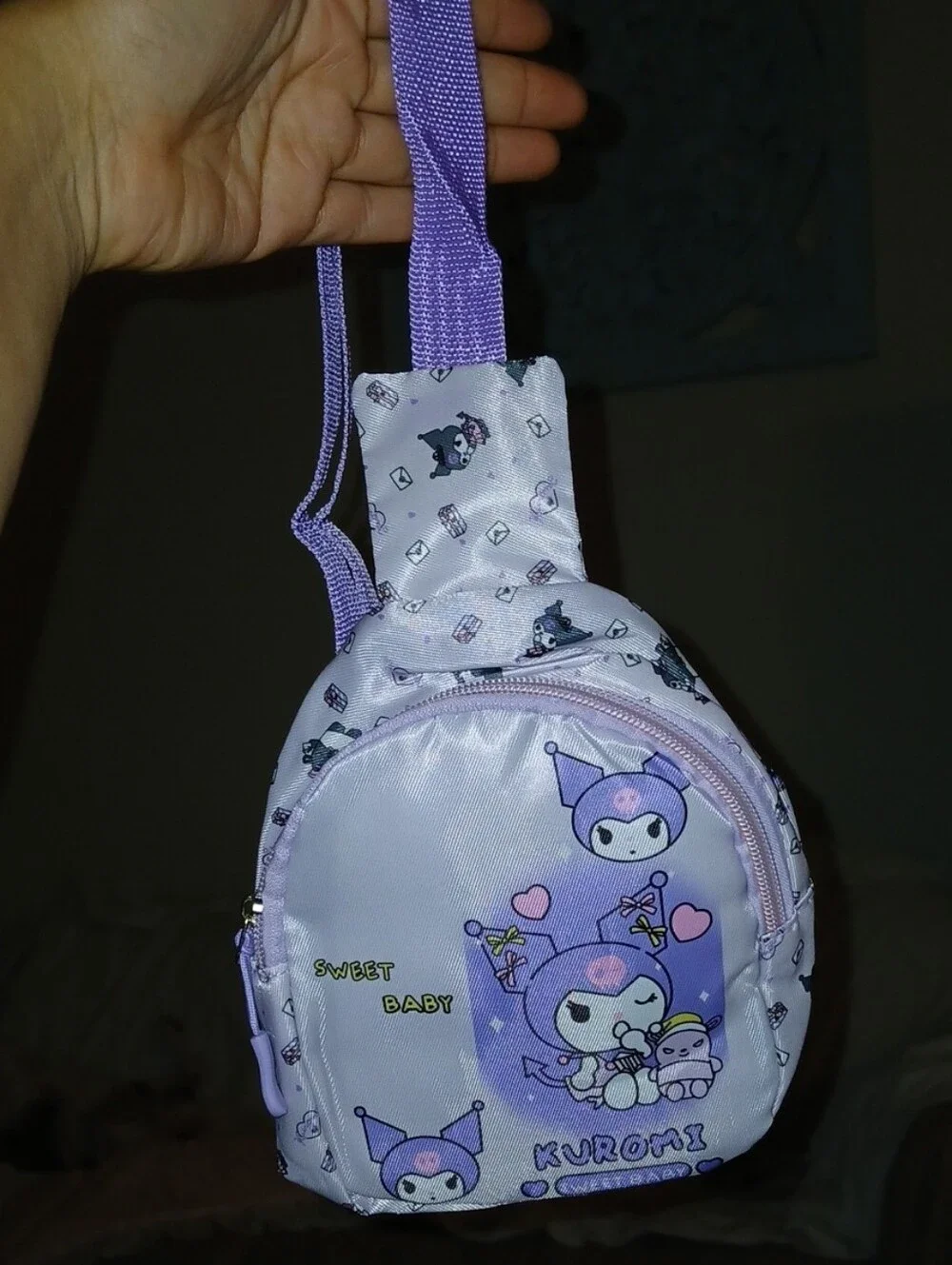 1 Kids Mini #CrossbodyBag - Purple So Cute #kuromi